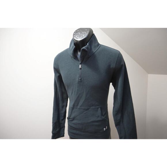 Under Armour Fleece 1/4 Zip Athletic Jacket Semi-Fitted Womens Size Large - Picture 1 of 9